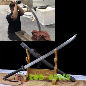 Espada Dao lista para batalla al aire libre Katana hoja de acero de resorte muy afilada - Imagen 1 de 8