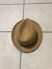 Ladies Hat One Size Brown With Black Ribbon
