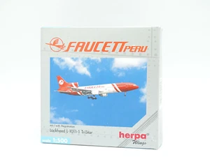 Herpa Airlines 1/500 - Lockheed L 1011 Tri Star Faucett Peru - Picture 1 of 1