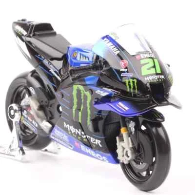 Franco Morbidelli Team Yamaha YZR M1 MotoGP Maisto  1:18 Replica - Image 1 of 3