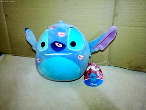 SQUISHMALLOWS DISNEY STITCH 9" PLUSH NEW 2025 VALENTINE'S DAY KISSES LOOK A MUST - Picture 1 of 4