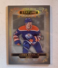2022-23 Upper Deck Stature Rookie #165 James Hamblin /399 Edmonton Oilers