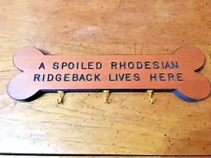 Rhodesian Ridgeback Bone for Leash / Keys / Free Shipping - Picture 1 of 4