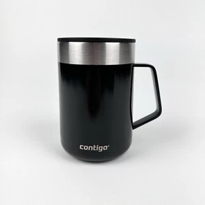 Contigo Streeterville 14 oz Black Stainless Steel Insulated Drink Mug W/ Handle - Picture 1 of 11