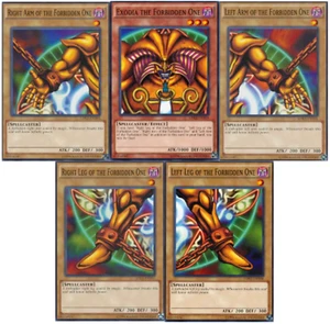 Exodia the Forbidden One - Complete Set 5 Cards - LDK2 - Common Unlimited yugioh - Picture 1 of 1
