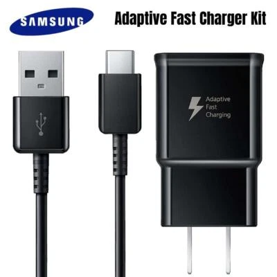 For Samsung Galaxy S10 Adaptive Fast Charger Kit USB C/Type C Cable Wall Adapter - Image 1 of 4