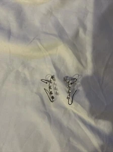 Pendientes de cristal dorado - Imagen 1 de 3