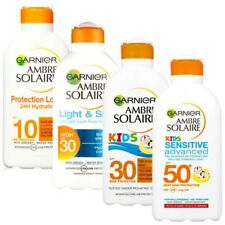 Garnier Ambre Solaire Sun Lotion 200ml Sunblock Cream Skin All Protection