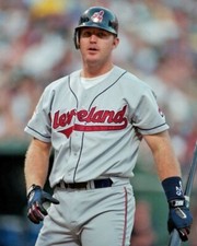Cleveland Indians JIM THOME Glossy 8x10 Photo Baseball Poster Print HOF 2018