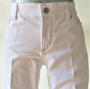 Ann Taylor Denim Women's Slim Leg Modern Fit Stretchy White Jeans Size 10 32x26 - Picture 1 of 12