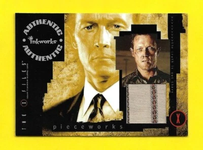 2003 Inkworks The X-Files Season 9 Pieceworks Costume PW2 Robert Patrick - Image 1 of 3