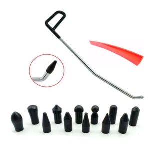 Paintless Dent Repair Tools,Puller PDR Rod Hook Car Repair Hail Damage Tool Set - Picture 1 of 11