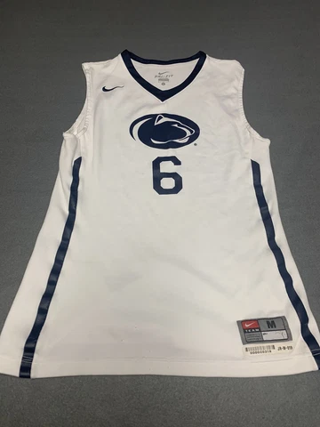 Penn state Nike dri fit basketball official jersey white medium Athletic Fit Cover