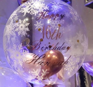 🎈Happy Birthday Balloon🎈Bubble Balloon🎈 in a Box🎈 - Picture 1 of 11