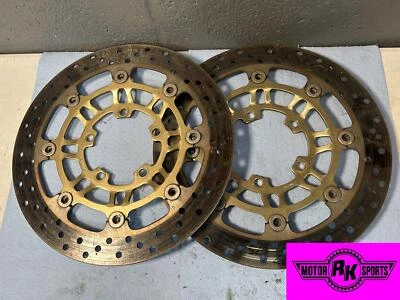 06-08 DISCOS ROTORES FRENO DELANTERO IZQUIERDO DERECHO TRIUMPH DAYTONA 675 T2021045 Foto 1 de 4