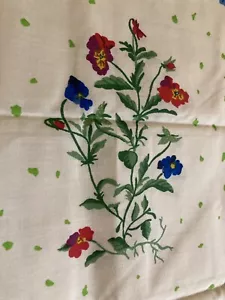 Set 2 Vintage Wamsutta Ultracale Standard Floral Blumen Kissenbezüge USA Creme - Bild 1 von 9
