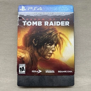 Shadow of the Tomb Raider (Croft Steelbook) (PlayStation 4 2018) PS4 Completo + - Foto 1 di 13