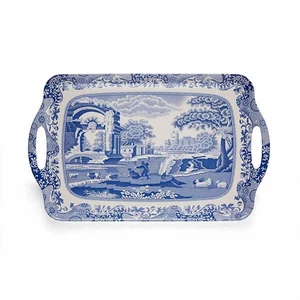 Spode Blue Italian Large Handled Tray - Picture 1 of 5
