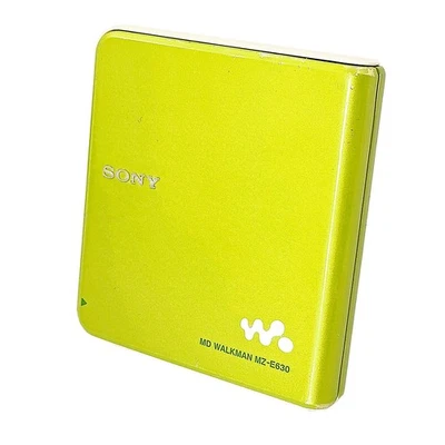 Sony MZ-E630 MiniDisc Player Green - Tested Working MD Player - Image 1 of 4