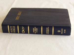 Holy Bible Nelson 412B 1982 NKJV Red Letter Dictionary Concordance - Bild 1 von 13