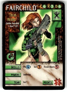 1995 WildStorms CCG Magazine Promo Card Fairchild - Picture 1 of 4