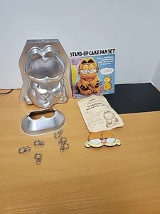 VINTAGE 1984 WILTON GARFIELD STAND KUCHENFORM/3D/PFANNENSET - Bild 1 von 10