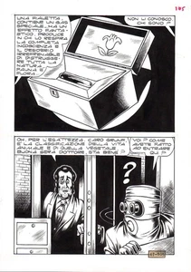 MAGNUS - Tavola originale Alan Ford n. 47 " La minaccia di Aseptik " p. 105 - Picture 1 of 1