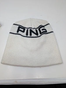 Ping Vintage Golf weiße Strickmütze Beanie Mütze - Bild 1 von 5