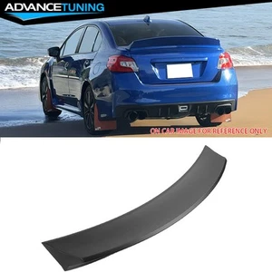 Fits 15-21 Subaru WRX 12-16 Impreza Duckbill Style Trunk Spoiler ABS Matte Black - Bild 1 von 7