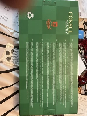 Juego de ajedrez europeo Wegiel hecho a mano piezas y tablero cónsul Foto 1 de 2