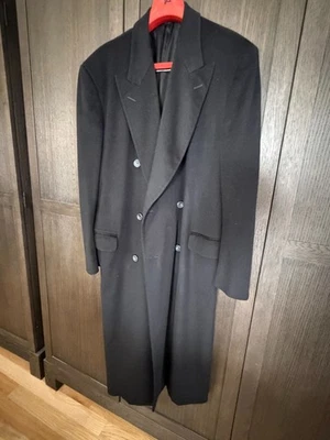 Canali Double-Breasted Navy Cashmere & Wool Overcoat EU/IT 56L US 46L–48L ITALY - Image 1 of 4