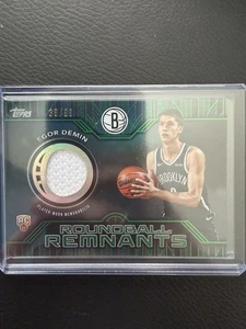2025-26 NBA Topps EGOR DEMIN Roundball Remnants Player-Worn Patch Green /99 - Picture 1 of 1