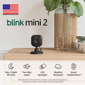 Mini 2 — Home Security & Pet Camera(S) with HD Video, Color Night View, Motion D - Picture 1 of 6