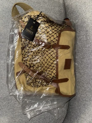 Bolsa de pesca de trucha Hardy Hbx trucha salmón juego pesca con mosca lona estilo vintage Foto 1 de 4