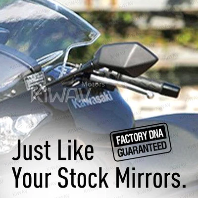 Espejo retrovisor de repuesto de calidad OEM para Kawasaki Ninja 650R (EX650C) '09-'11 MANO IZQUIERDA Foto 1 de 4