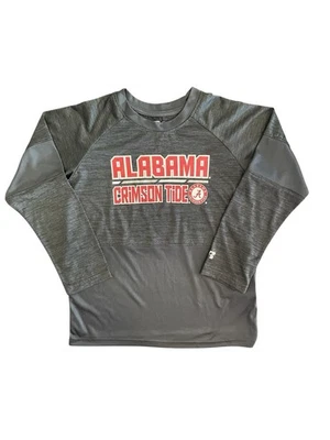 Camisa Russell Alabama Crimson Tide Juvenil Mediana (8) Gris Manga Larga Foto 1 de 4