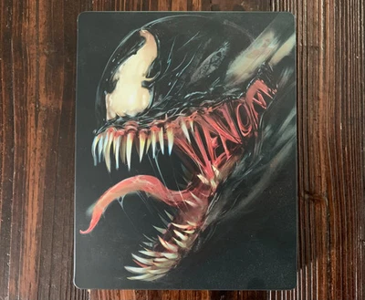 Venom (2018) Steelbook Blu-ray + 4K Ultra HD - NO DIGITAL CODE Foto 1 de 3