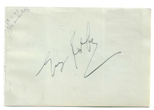 Guy Rolfe + Margaret Lockwood. British Actors. Signed 1940s Autograph Album Page - Picture 1 of 2