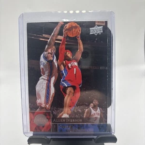 Allen Iverson HOF Detroit Pistons 2009-10 Upper Deck #47 B7 - Bild 1 von 2