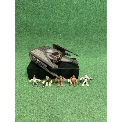 Star Wars Lucasfilm Ltd. 2017 Hasbro Kylo Ren Ship + Figuras Han Solo Rey Chewie Foto 1 de 4