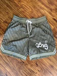 Pantalones Cortos de Baloncesto LRG/Lifted Research Group Jersey - Nuevos Para Hombres S Camuflados Verde - Imagen 1 de 3