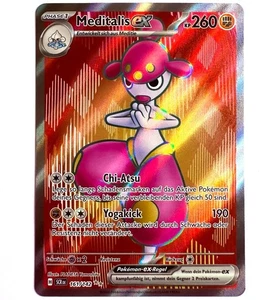 SCR DE 161/142 Ultra Rare Meditalis EX Stellarkrone Pokémon Karte Deutsch NM - Picture 1 of 1