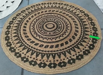 Alfombra dañada AQUA / NATURAL 6'-0" X 6'-0", precio reducido 1172786771 NF802A-6R Foto 1 de 4