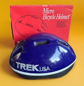 Vintage 1994 Trek USA Made Micro Lite Fahrradhelm LILA Größe Large mit Karton - Bild 1 von 11