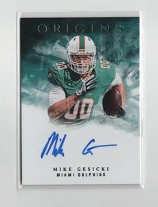 Mike Gesicki 2018 Origins Rookie Auto #RA-MG RC Auto Signature Signed Dolphins - Picture 1 of 1