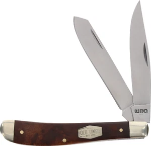 Schrade Old Timer 94OTW Gunstock Trapper Ironwood Knife 1179252 - Picture 1 of 2