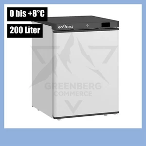 NEU Kühlschrank Weiß Digital Umluft Kühlung 200 Liter Gastronomie - Bild 1 von 5