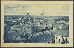 1910 JUDAICA SZEGED SYNAGOGUE hungary old postcard City view - Picture 1 of 2
