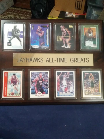 NCAA Basketball 12"x15" Kansas Jayhawks All-Time Greats Plaque Cover