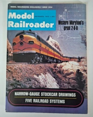 Model Railroader Magazine November 1972  - Image 1 of 2